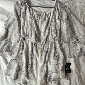 Off the shoulder romper